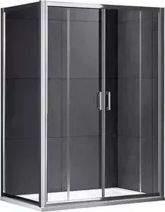 Душевой уголок GEMY Victoria 180x100 прозрачный, хром (S30192D-A100)