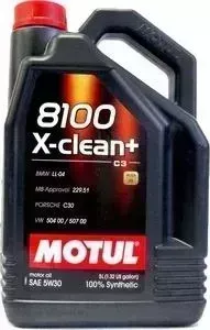 Моторное масло MOTUL 8100 X-clean+ 5W-30 5 л