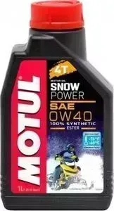 Моторное масло MOTUL Snowpower 4T 0W-40 1 л
