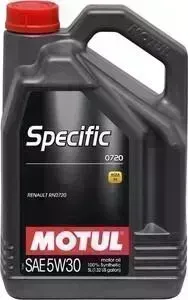 Моторное масло MOTUL Specific 0720 5W-30 5 л