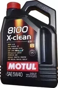 Моторное масло MOTUL 8100 X-clean 5W-40 4 л