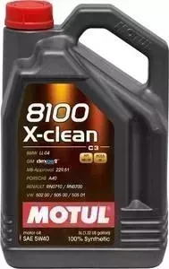 Моторное масло MOTUL 8100 X-clean 5W-40 5 л