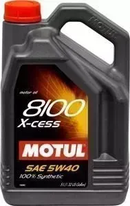 Моторное масло MOTUL 8100 X-cess 5W-40 5 л