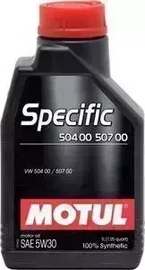 Моторное масло MOTUL Specific 504 00 / 507 00 5W-30 1 л