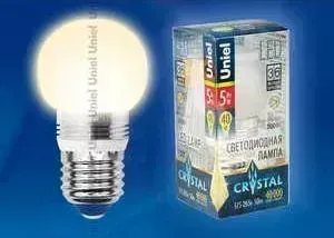 Светодиодная лампа UNIEL LED-G45P-5W/WW/E27/FR ALC02SL