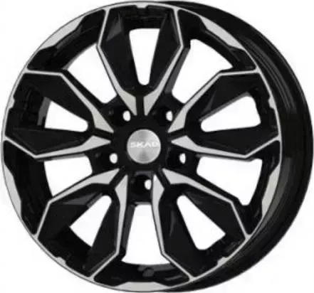 Диск автомобильный СКАД СОЧИ 6X16/5X114.3 ET43 D67.1 Черный-бархат
