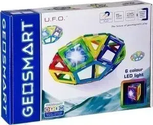 Магнитный конструктор BONDIBON GEOSMART НЛО, светящееся, 25 деталей (ВВ2317 )