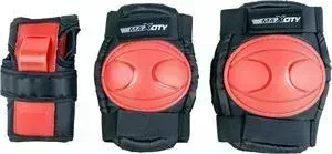 Роликовая защита MaxCity SPACE MC - PH000042 - Красный (S)