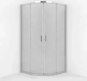 Душевой уголок ERLIT Comfort 90x90 профиль хром, стекло прозрачное (ER10209D-61)