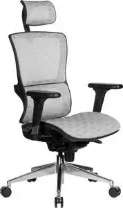 Кресло офисное Riva Chair RCH A8 пластик черный/сетка серая