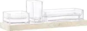 Набор из 3 контейнеров и подставки 41 см LSA International Modular (G1385-00-301)