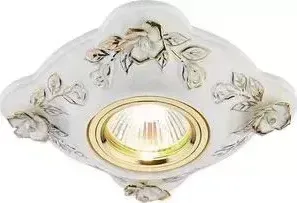 Встраиваемый светильник Ambrella light D5504 W/GD