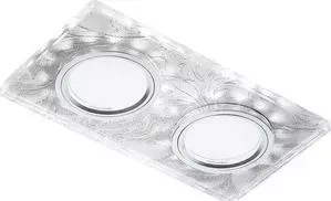 Встраиваемый светодиодный светильник Ambrella light S234/2 W/CH/WH