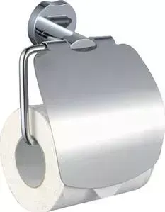 Держатель туалетной бумаги Raiber с крышкой, хром (R53907)