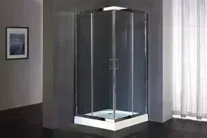 Душевой угололок Royal Bath HP 90x90 прозрачный, хром (RB90HP-T-CH)