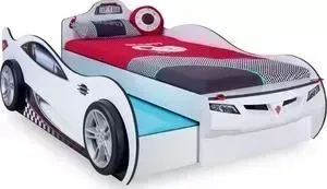 Кровать Cilek Coupe белая с выдвижным спальным местом
