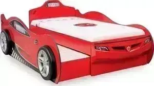 Кровать Cilek Coupe красная с выдвижным спальным местом