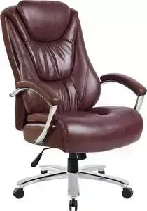 Кресло офисное Riva Chair RCH 9373 коричневый QC-02