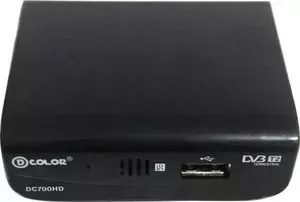 Ресивер цифровой D-COLOR DVB-T2 DC700HD
