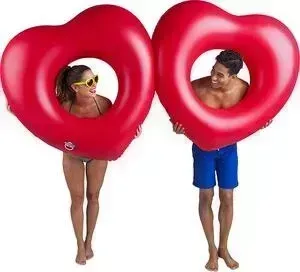 Набор кругов для бассейна BigMouth Two hearts is better then one 2 шт