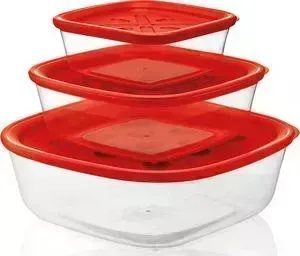 Набор из 3 контейнеров для продуктов Guzzini Forme Casa (21885231)