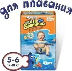 Подгузники Huggies -трусики для плавания размер 5-6 12-18кг 12шт