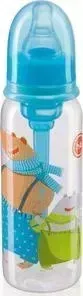 Бутылочка HAPPY BABY с силиконовой соской 250 мл. 10015 SKY