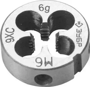 Плашка ЗУБР Профессионал круглая машинно-ручная М 6x1.0 (4-28023-06-1.0_z01)