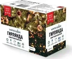 Гирлянда Winter Glade CK370 теплый белый 740 см