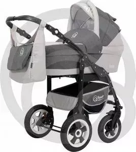 Коляска 2 в 1 Bart Plast 2 в 1 FENIX LEN 08 серый