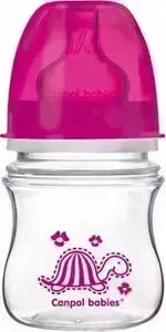 Бутылочка Canpol EasyStart Animals 3+ ,120 мл, 35/205, красный