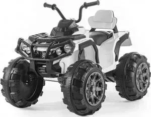 Детский квадроцикл BDM Grizzly ATV White 12V с пультом 2.4G-