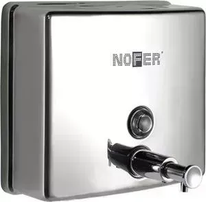 Диспенсер для мыла Nofer Inox 1,2 литра, хром/матовый (03004.S)