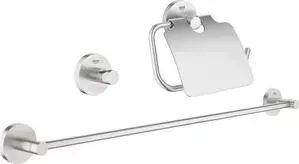 Набор аксессуаров Grohe Essentials 3 предмета, сталь (40775DC1)