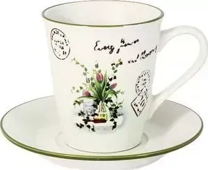 Чашка с блюдцем Anna Lafarg LF Ceramics с Букет (AL-500F6283-1-B-LF)