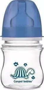 Бутылочка Canpol EasyStart Animals 3+ ,120 мл, 35/205, синий