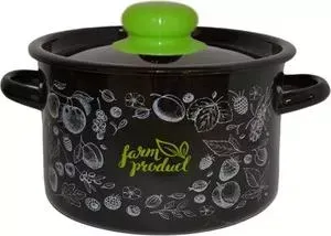 Кастрюля эмалированная Appetite 1,5 л Berry (1с15с/1)
