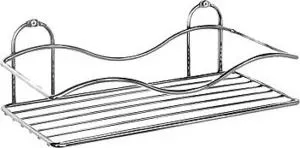 Полка-решетка Milardo прямая, нержавеющая сталь (304W000M44)