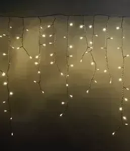 Светодиодная бахрома Light 4,8x0,9м, прозр. пр., шампань CH