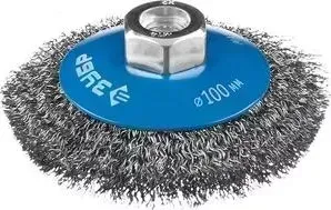 Щетка коническая ЗУБР Профессионал 100 мм х М14 (35265-100 z02)