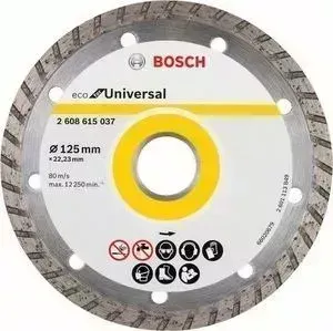 Диск алмазный BOSCH Universal Turbo 125-22,23 ECO (2.608.615.037)
