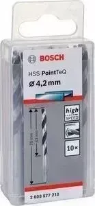 Сверло по металлу BOSCH 10шт HSS PointTeQ 4,2 мм (2.608.577.210)