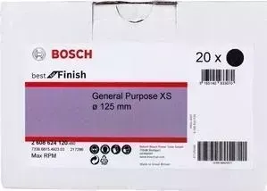 Шлифкруг BOSCH нетканый 125 мм Velcro, General Purpose (2.608.624.120)