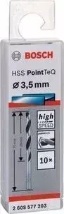 Сверло по металлу BOSCH 10шт HSS PointTeQ 3,5 мм (2.608.577.203)