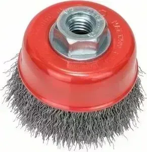 Корщетка BOSCH чашечная М14, 0,3х70 мм витая, сталь 125 (2.608.622.098)