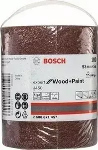 Шлифрулон BOSCH J450 Expert for Wood+Paint 93x5000 мм K100 (2.608.621.457)