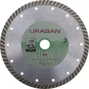 Диск алмазный URAGAN Турбо для УШМ 200х22,2 мм (909-12131-200)