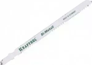 Пилки для лобзика KRAFTOOL T345XF Bi-Metall шаг 1,8-2,5мм 110мм 2шт (159505-U)