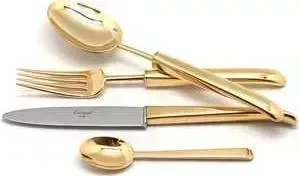Набор столов Cutipol столовых приборов Carre gold из 72-х предметов 9131-72