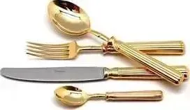 Набор столов Cutipol столовых приборов Line gold из 72-х предметов 9171-72